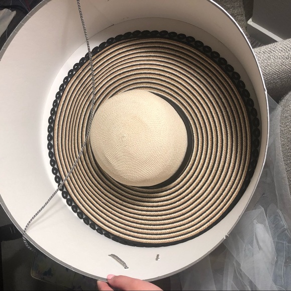 Eugenia Kim sun hat with fancy trim - Picture 8 of 8